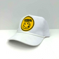 Vintage Nirvana Smiley Face Trucker Hat Snapback Foam or Rope Cap Black White