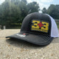 3+3 Crew Cab Chevy GMC Squarebody Mesh Trucker Hat - High Quality, Vintage Design REVISED