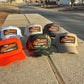 Hunter orange Heartbeat of america chevy truck trucket hat