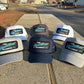 Vintage Chevrolet Heartbeat of America TEAL Rope Snapback Trucker Mesh Hat with Chevy Patch - Classic Chevy Truck Apparel for Men and Women