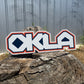 Oklahoma HOME Wall Sign | Farmhouse Entryway Decor