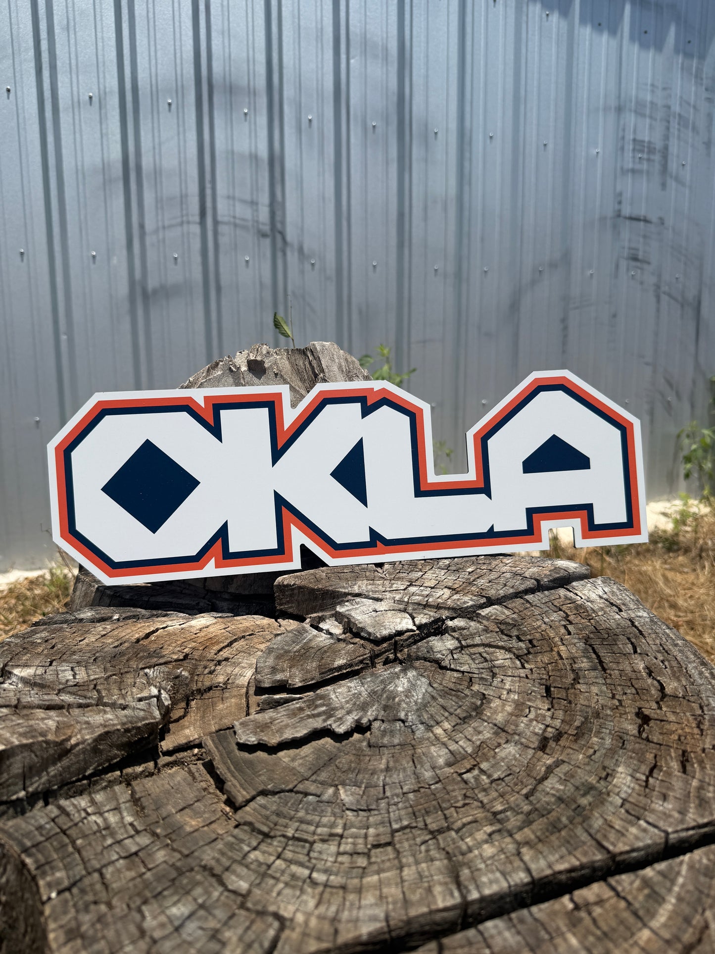 Oklahoma HOME Wall Sign | Farmhouse Entryway Decor