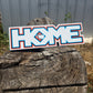 Oklahoma HOME Wall Sign | Farmhouse Entryway Decor