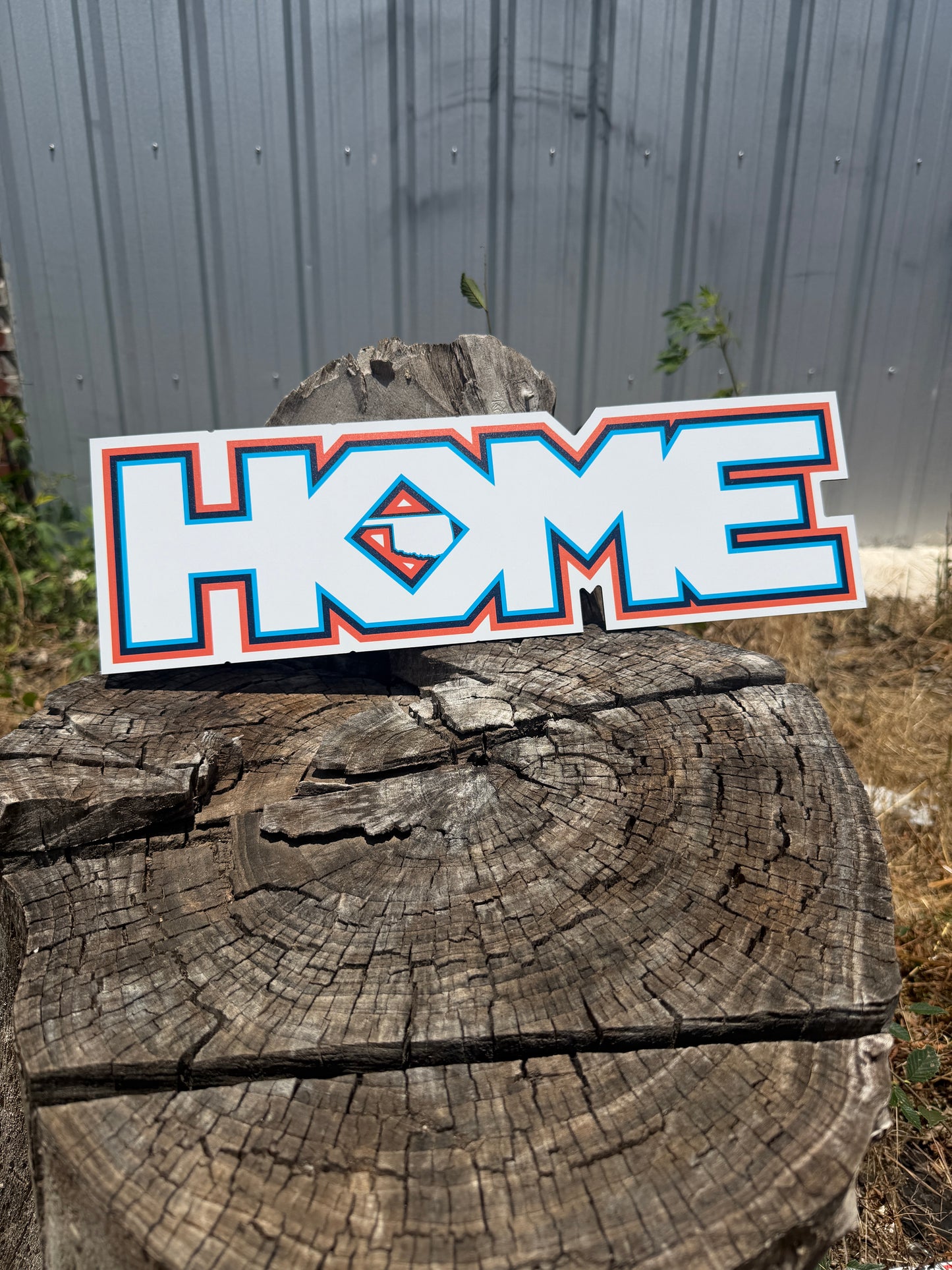 Oklahoma HOME Wall Sign | Farmhouse Entryway Decor