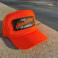 Vintage Chevrolet Heartbeat of America HUNTER ORANGE Rope Snapback Trucker Mesh Hat Chevy Patch Classic Chevy Truck Apparel Men and Women