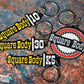 Chevy GMC c10 truck Square Body 20 - Metal Keychain