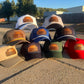 Vintage Leather SQUAREBODY Snapback Hat with Rope and Engraved Patch | Chevy GMC Truck | Multiple Colors