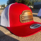 Leather Patch Chevy Round Eye Silverado Trucker Hat - Olympia Blend Vintage Style, Unique Look, Snapback Closure - Perfect for Chevy Fans!