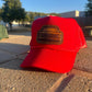Vintage Leather SQUAREBODY Snapback Hat with Rope and Engraved Patch | Chevy GMC Truck | Multiple Colors