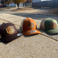 Leather Patch Chevy GMC K5 Blazer Jimmy Silverado Mesh Trucker Hat - Handmade in USA - Snapback - Oklahoma Customs Original