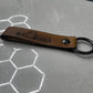 Chevy Silverado squarebody c10 Leather Strap Keychain