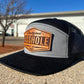 Certified ASSHOLE leather patch flat bill custom hat