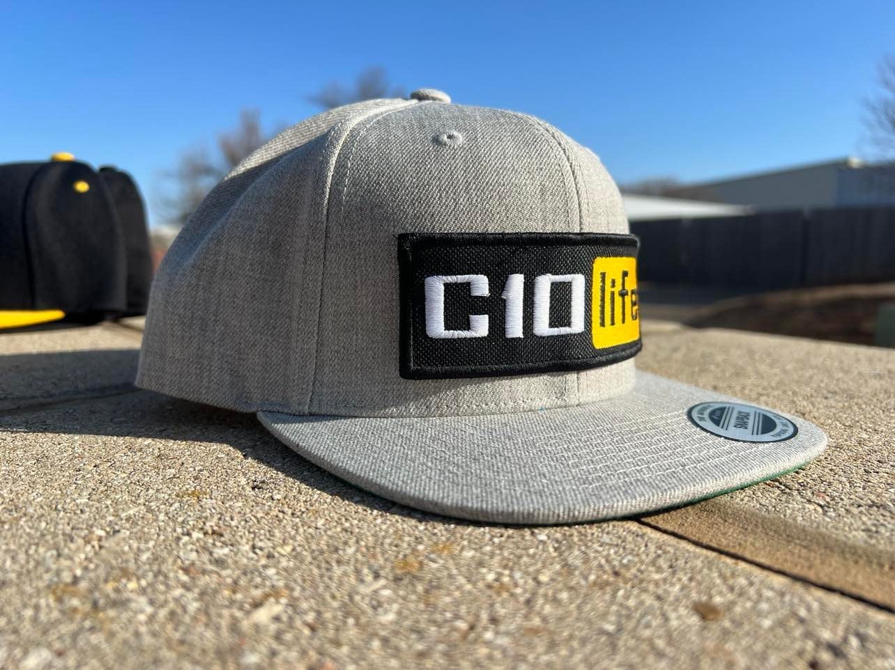 Chevrolet Silverado GMC C10 LIFE Flat Bill Hat Snapback - 4 Variations Available - Vintage Truck Enthusiast Accessory