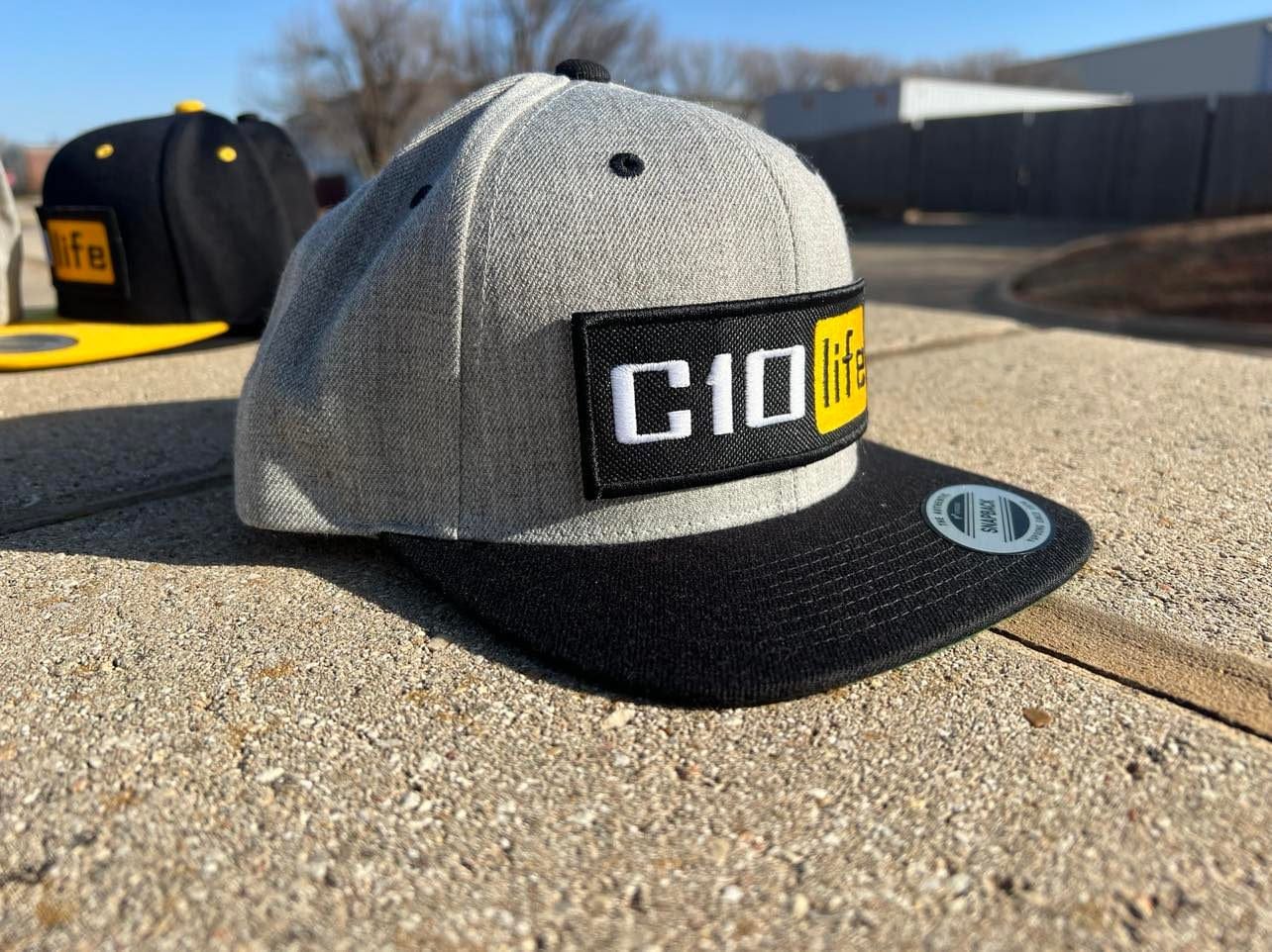 Chevrolet Silverado GMC C10 LIFE Flat Bill Hat Snapback - 4 Variations Available - Vintage Truck Enthusiast Accessory