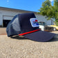 Vintage Chevrolet Rope Snapback Trucker Mesh Hat with Chevy Patch - Classic Chevy Truck Apparel for Men and Women