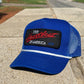 Vintage Chevrolet Heartbeat of America Rope Snapback Trucker Mesh Hat with Chevy Patch - Classic Chevy Truck Apparel for Men and Women