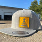 Vintage Chevrolet GMC Camper Special Flatbill Snapback Hat with leather Patch - Classic Chevy Truck Apparel for Men and Women
