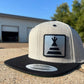 Vintage Chevrolet GMC Camper Special Flatbill Snapback Hat with leather Patch - Classic Chevy Truck Apparel for Men and Women