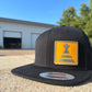 Vintage Chevrolet GMC Camper Special Flatbill Snapback Hat with leather Patch - Classic Chevy Truck Apparel for Men and Women