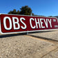 Custom Chevy OBS Trucks Street Sign - Choose Your Year & Postal Abbreviation - 18x4 Inches - Perfect for Chevy Man Cave Garage